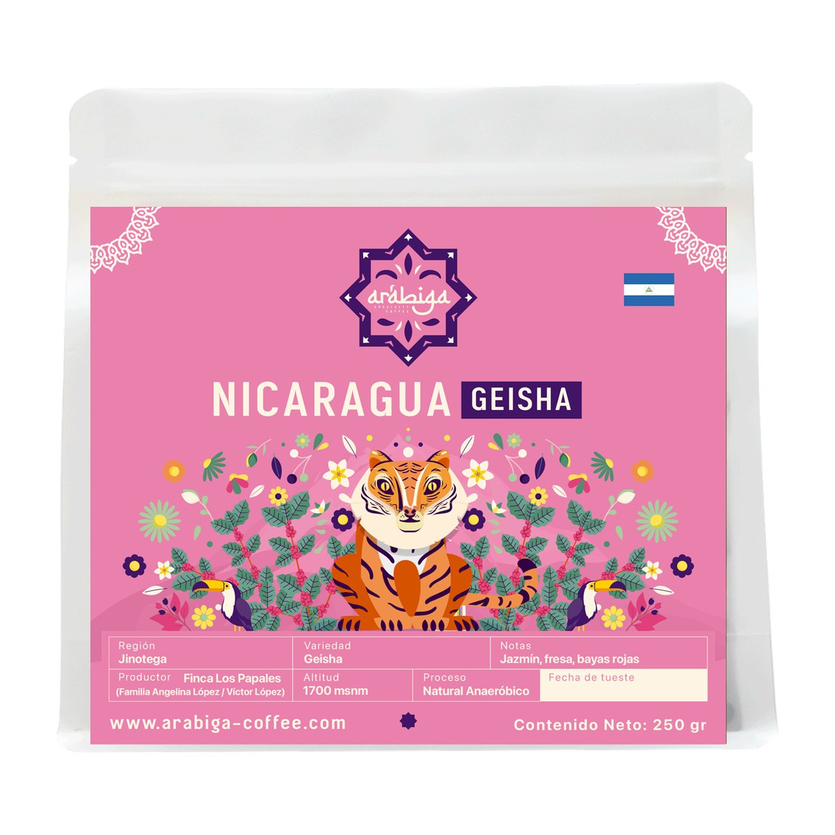 Bolsa de Nicaragua Geisha