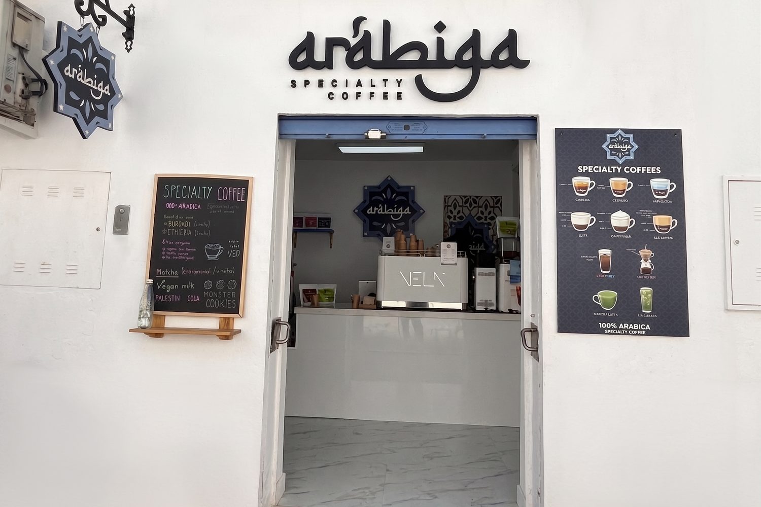 Fachada de la tienda de la calle Fernández Ruano